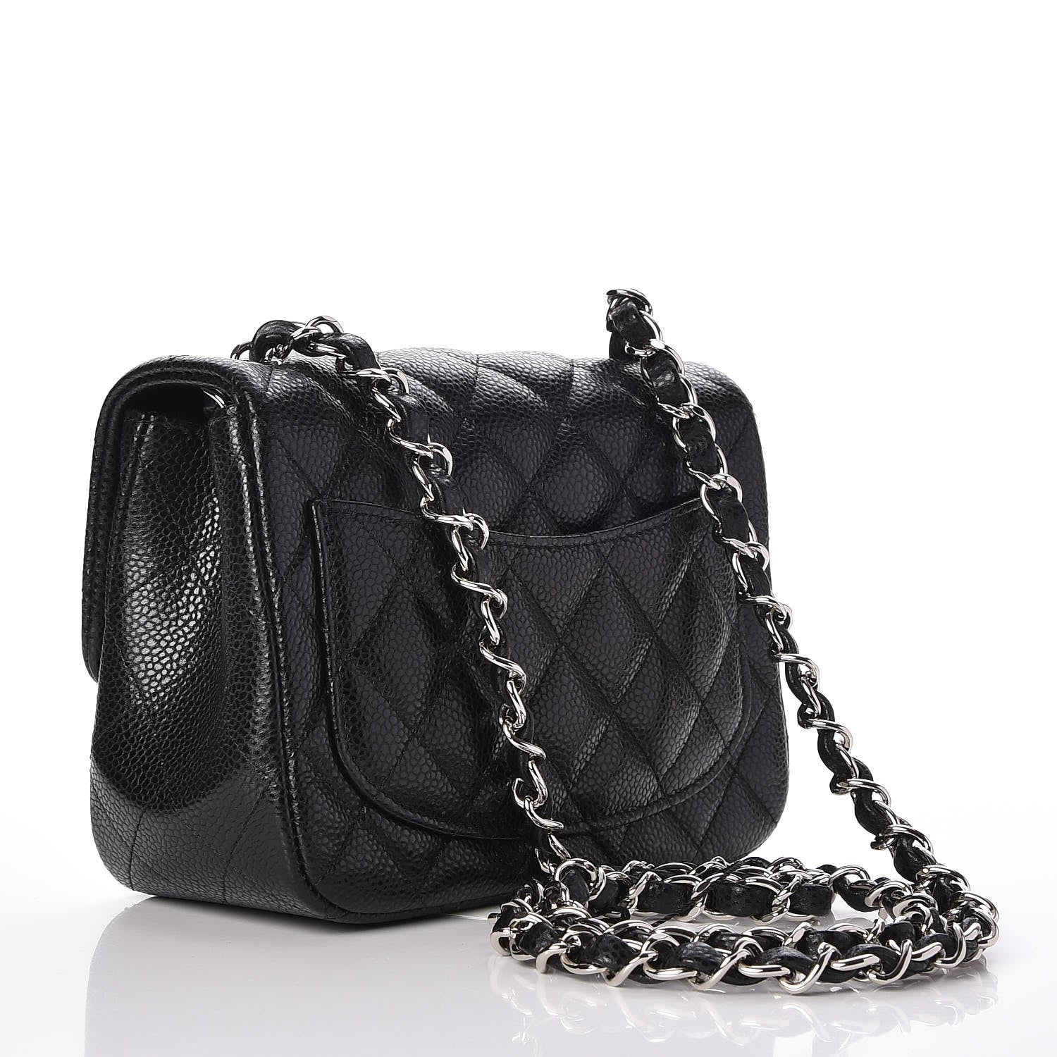 Chanel Caviar Quilted Mini Square Flap Black 3 of 8