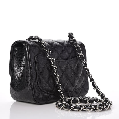 Chanel Caviar Quilted Mini Square Flap Black 3 of 8