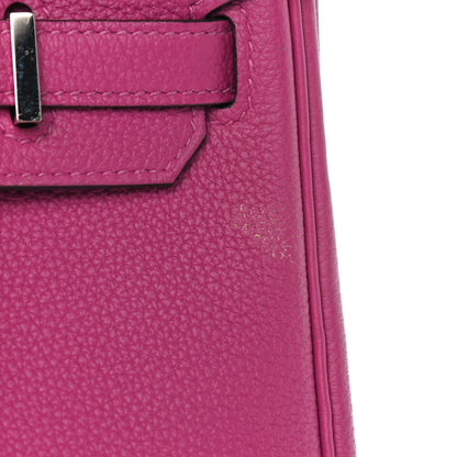 Hermes Togo Birkin 25 Rose Pourpre 16 of 20