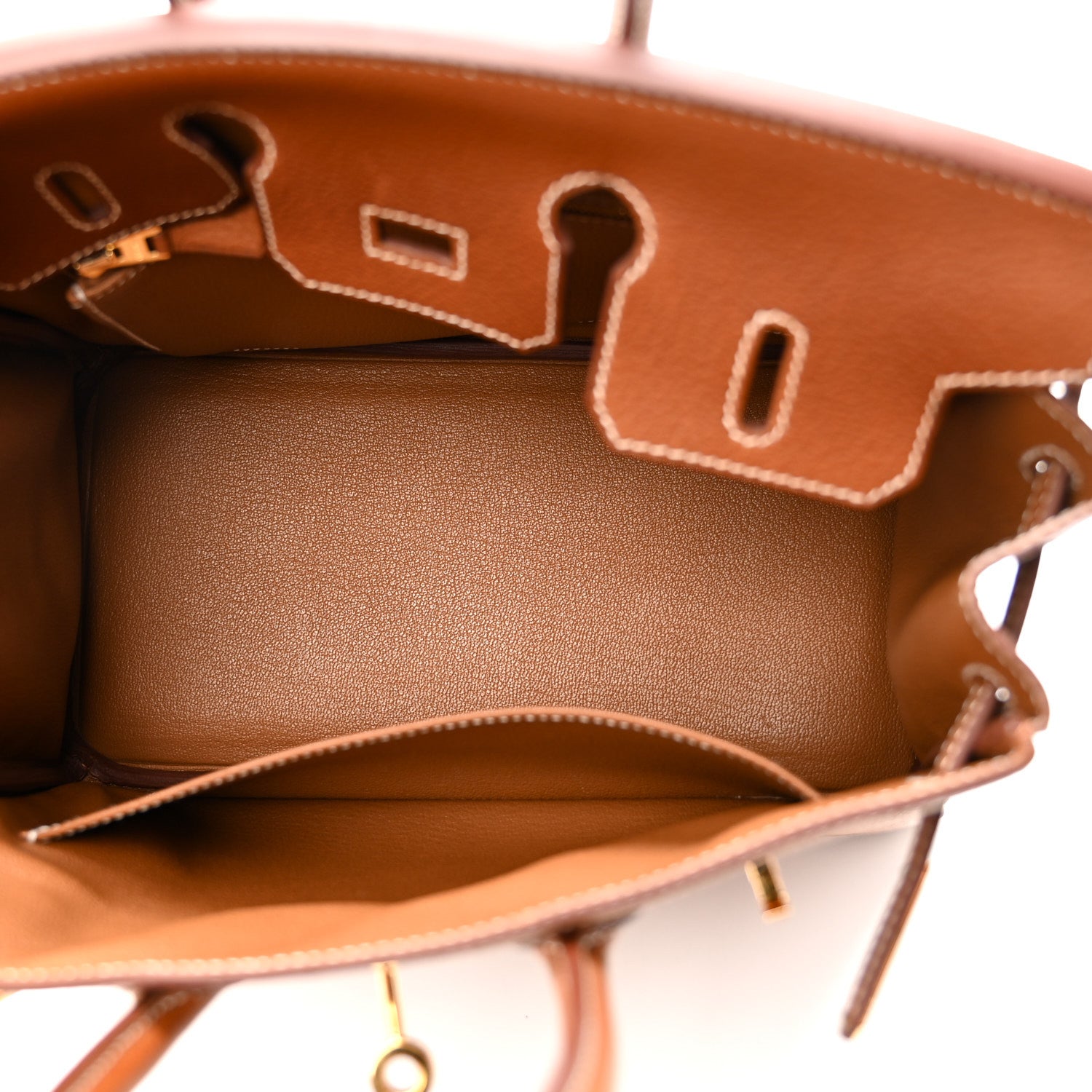 Hermes Natural Barenia Faubourg Birkin 25 Fauve 5 of 12