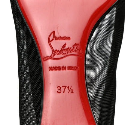 Christian Louboutin Veau Velours Rete Galativi Flats 37.5 Black 6 of 8