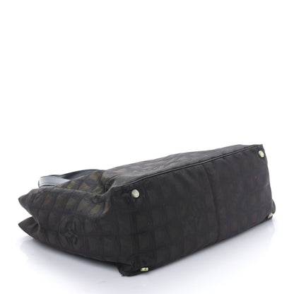 Chanel Nylon Large Travel Tote Brown 4 of 9