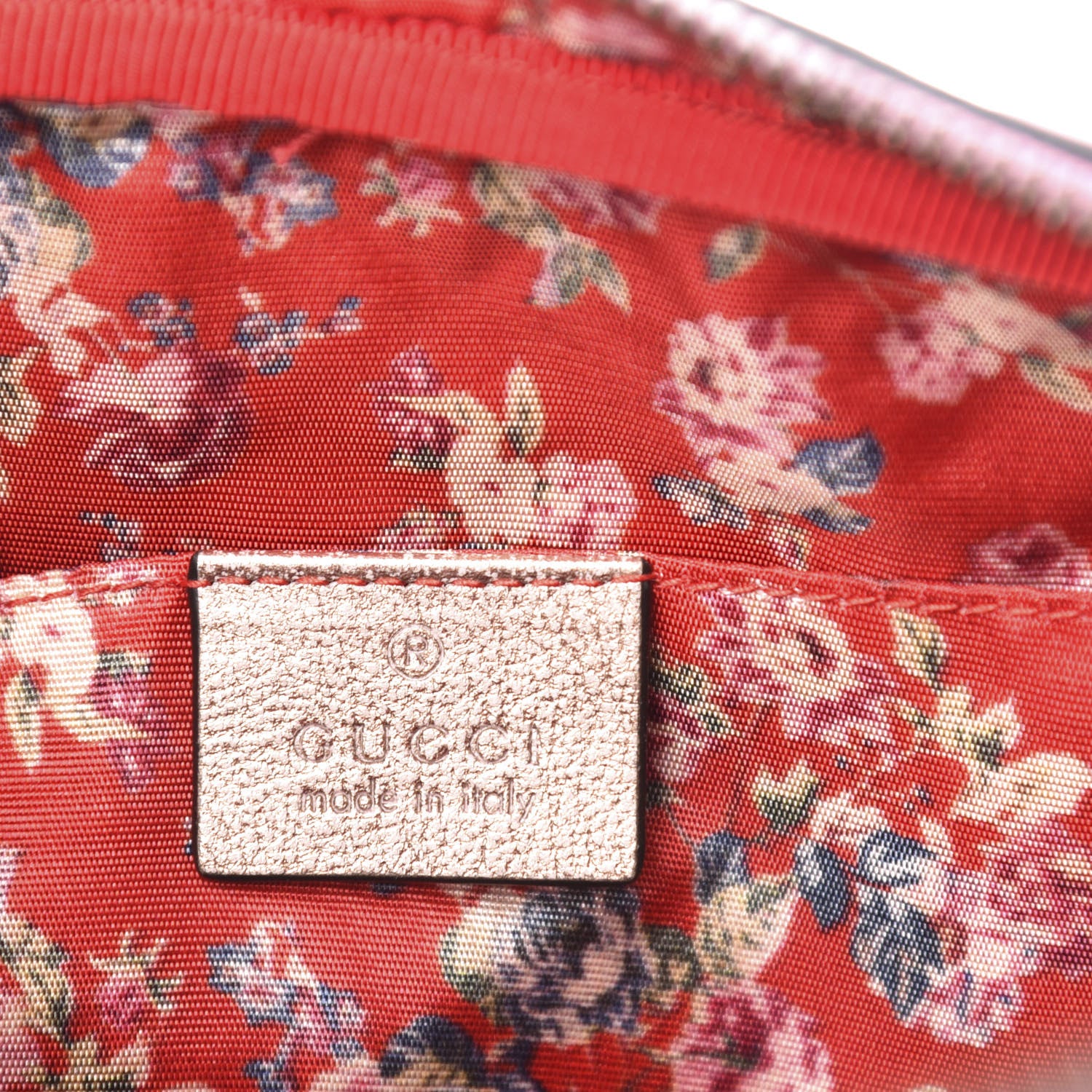Gucci Laminated Nappa Trapuntata Small Zumi Shoulder Bag Rosa Lago Rame 6 of 11