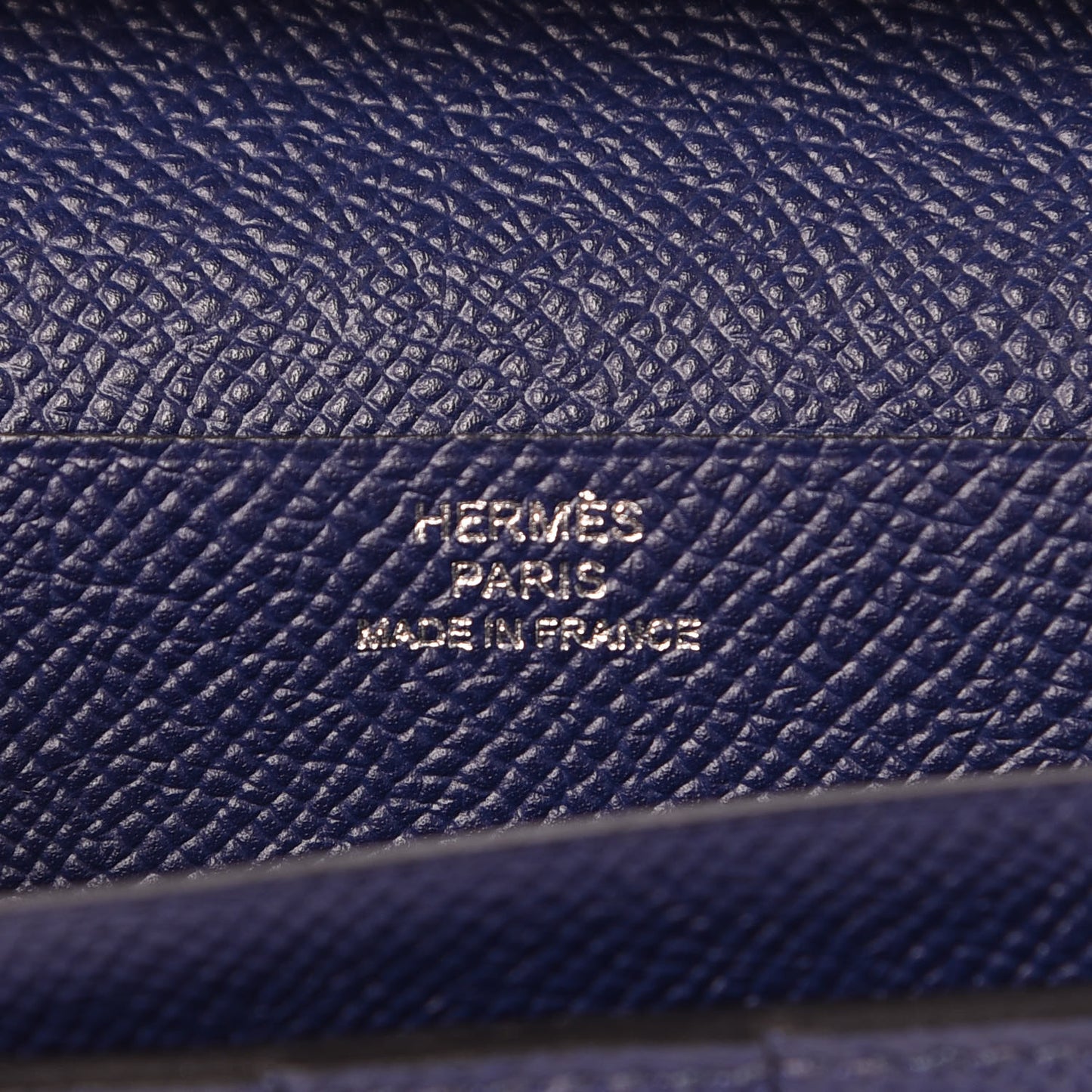 Epsom Bearn Gusset Wallet Bleu Saphir