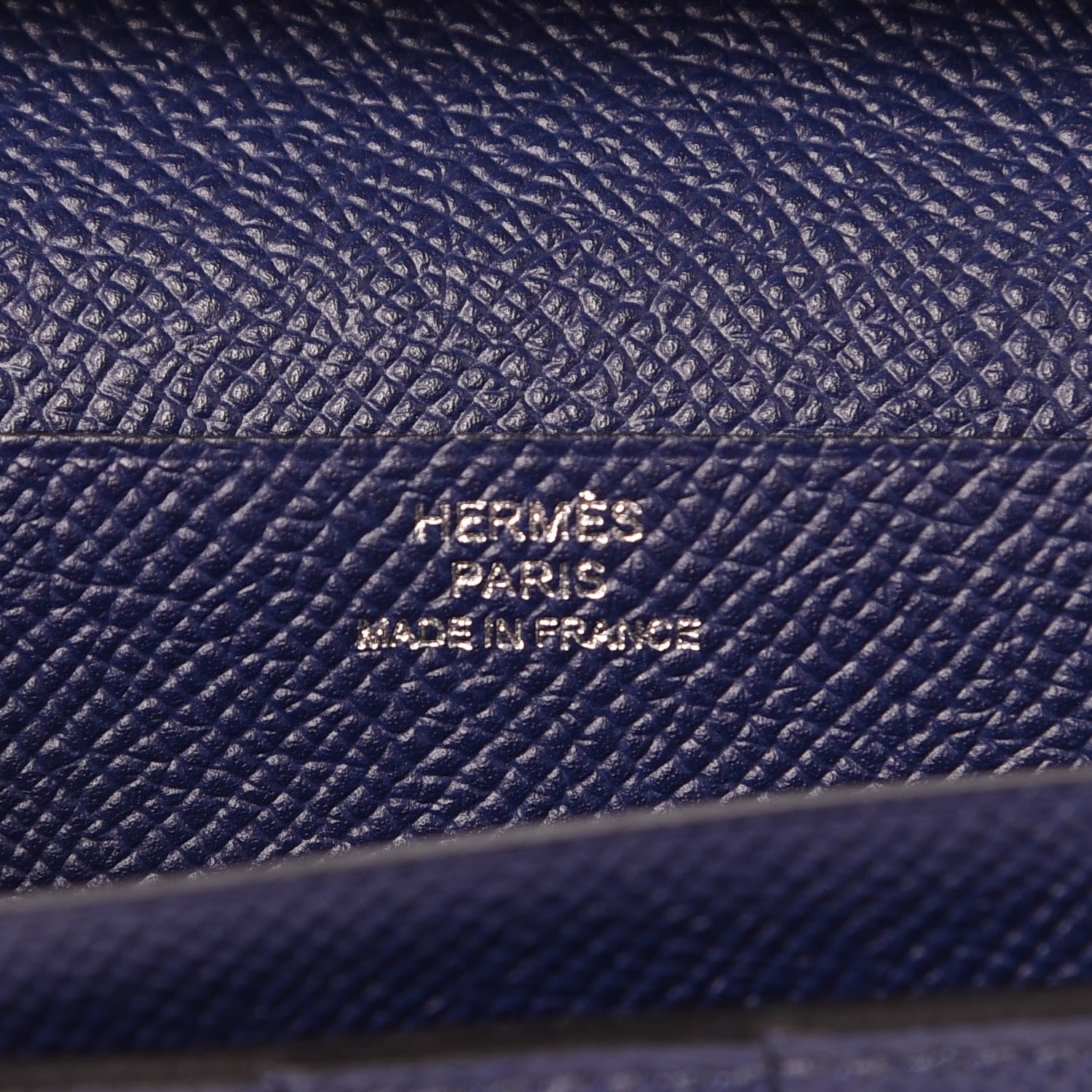 Hermes Epsom Bearn Gusset Wallet Bleu Saphir 6 of 8