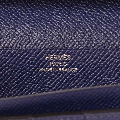 Hermes Epsom Bearn Gusset Wallet Bleu Saphir 6 of 8