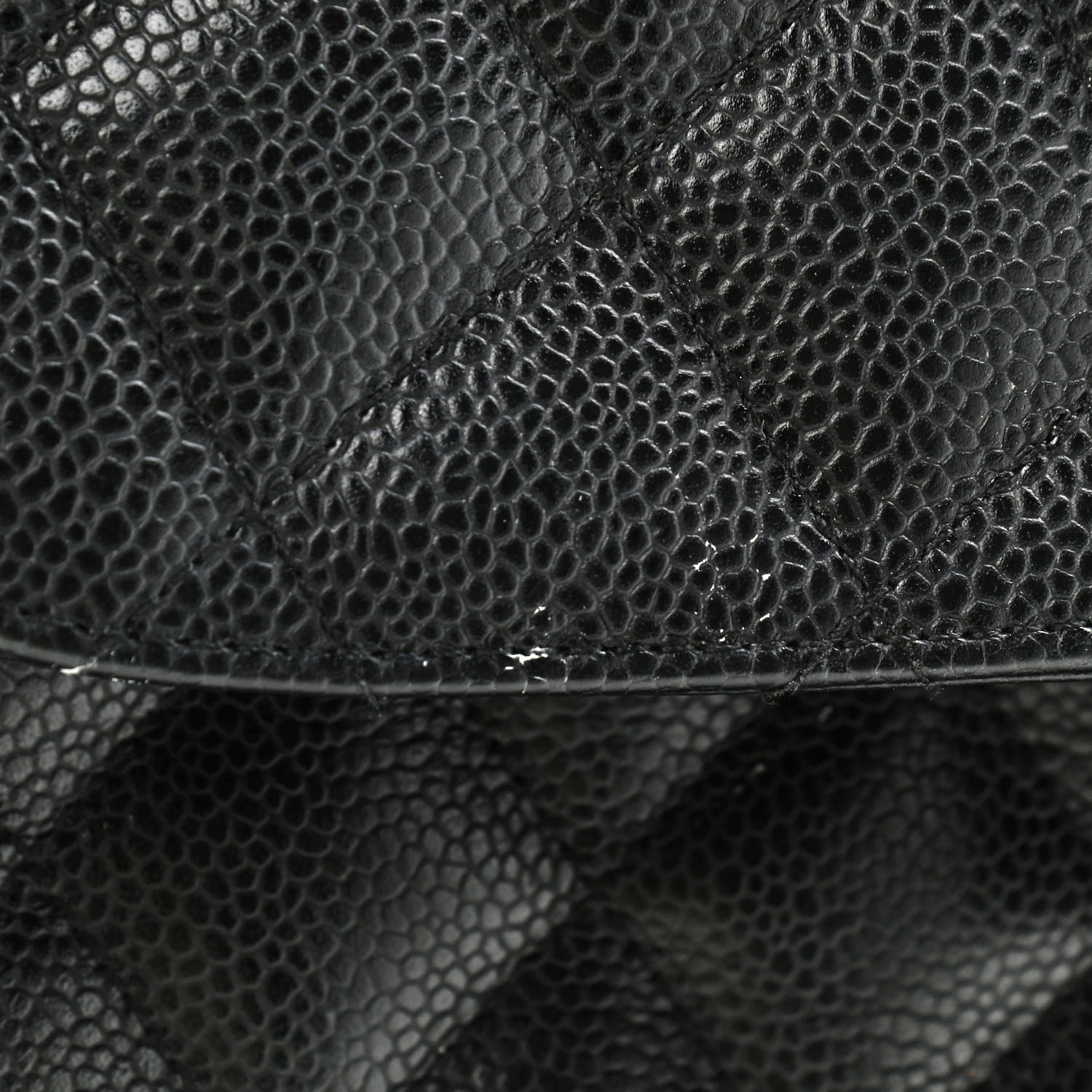 Chanel Caviar Quilted Jumbo Single Flap Black 13 of 16