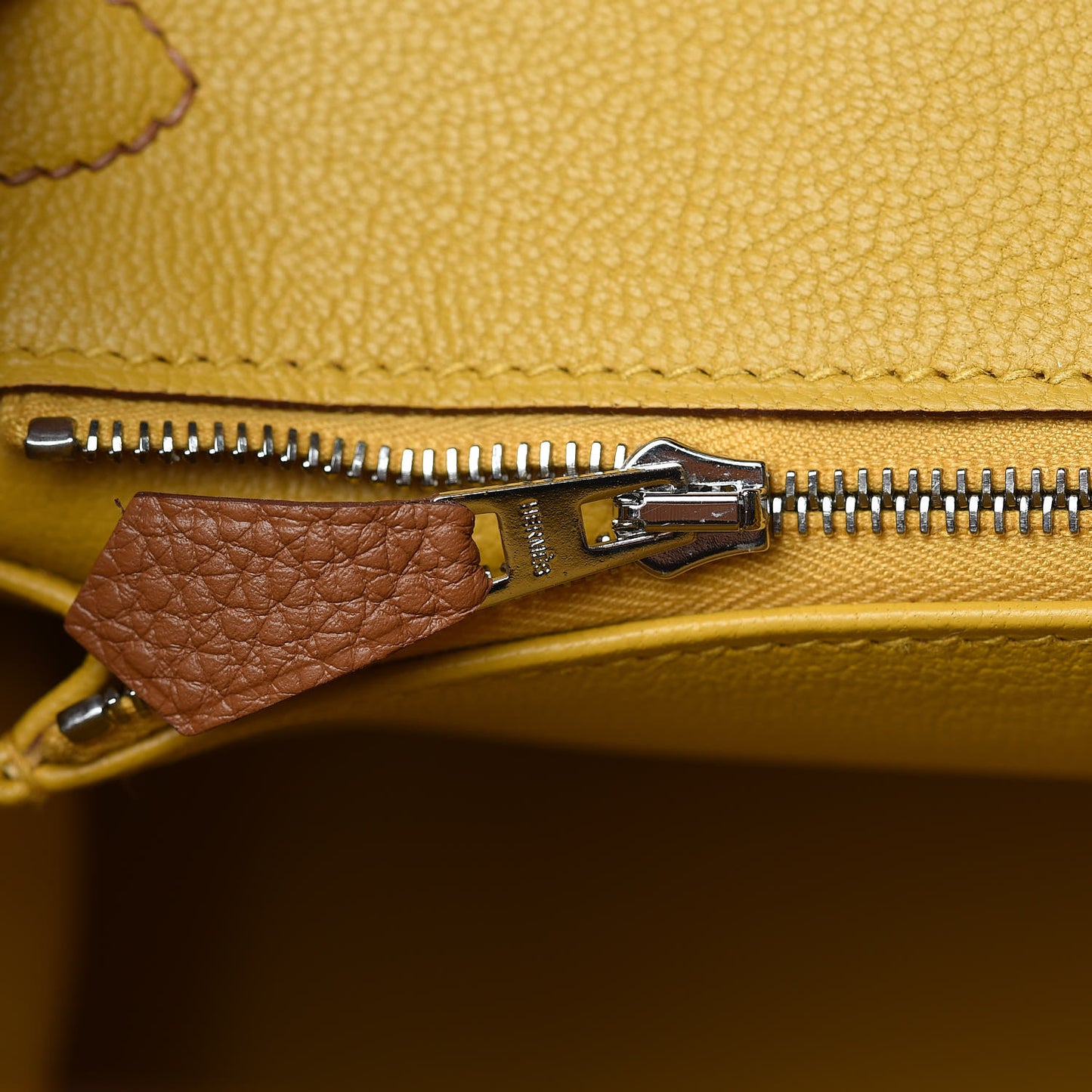 Togo Swift Officier Birkin 30 Gold Ambre