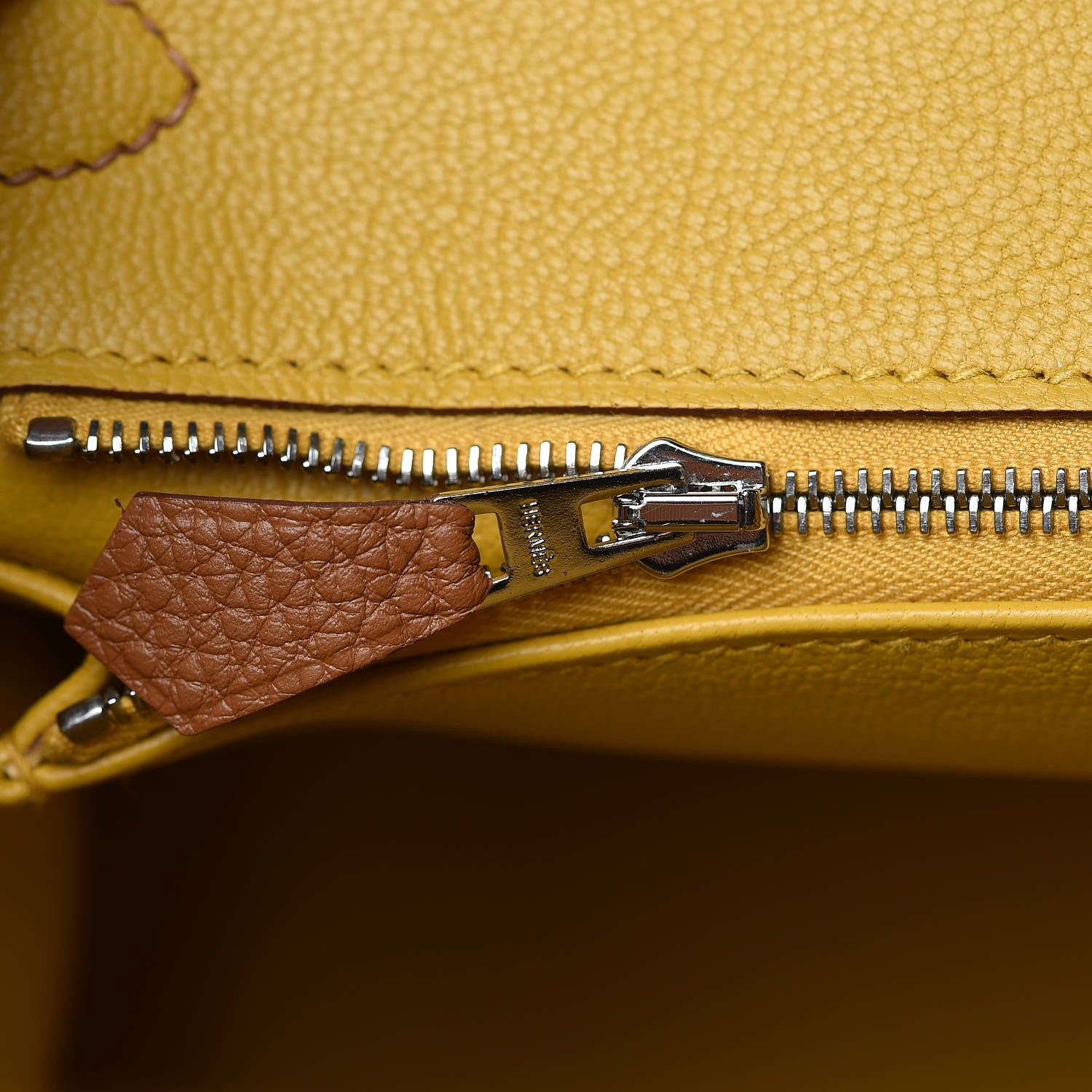 Hermes Togo Swift Officier Birkin 30 Gold Ambre 25 of 33