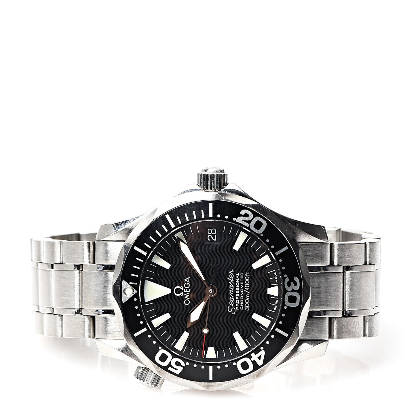Stainless Steel 36mm Seamaster Professional Automatic Watch Black 2252.50.00