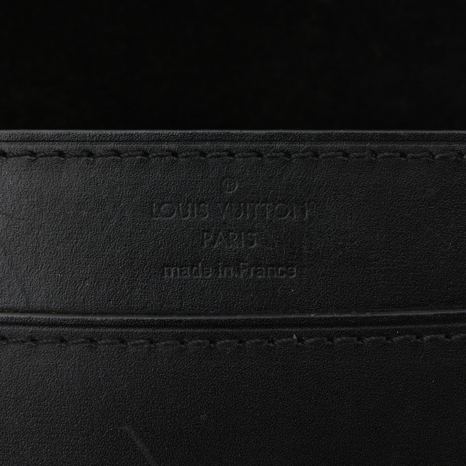 Louis Vuitton Calfskin Chain Louise MM Black 6 of 14