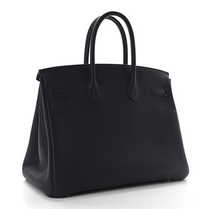 Hermes Togo Birkin 35 Bleu Nuit 2 of 9