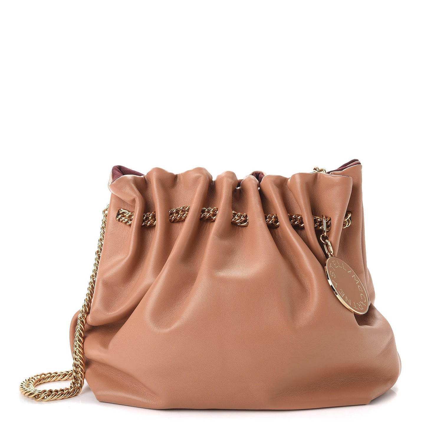 Eco Alter Nappa Small Noma Soft Bucket Bag Nude