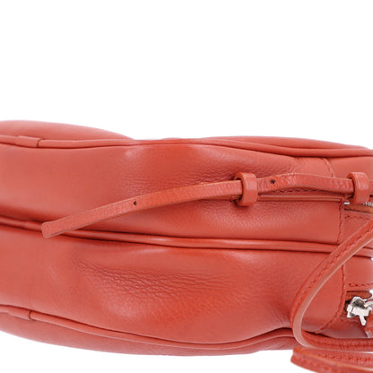 The Row ROW Grained Calfskin Mini Twin Crossbody Bag Brick 9 of 9