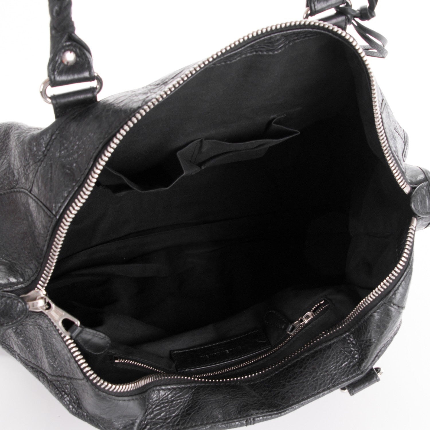 Balenciaga Agneau Giant 12 Silver Hardware Work Black 5 of 7