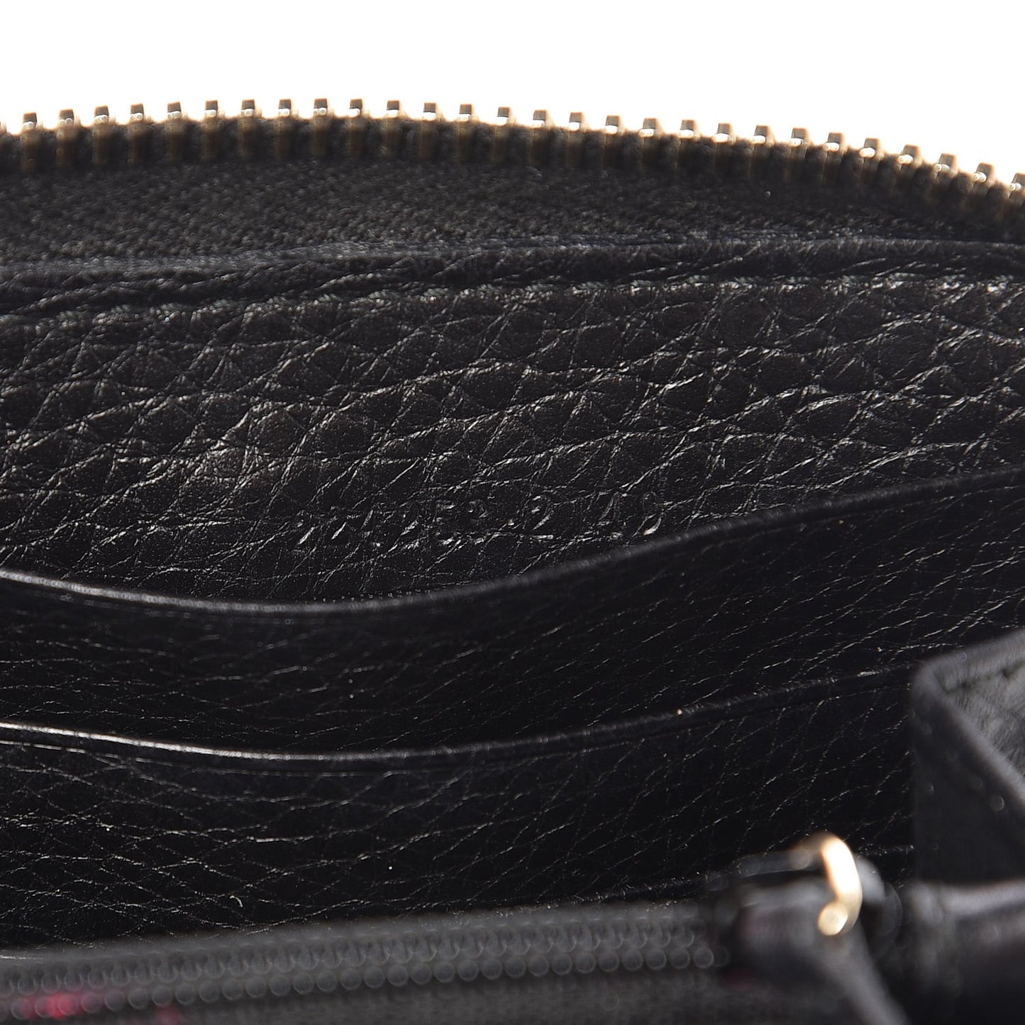 Diamante Bamboo Tassel Zip Around Wallet Dark Blue