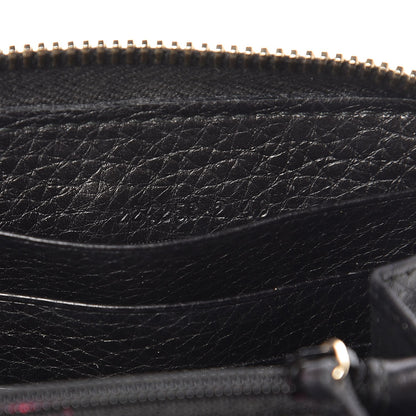 Gucci Diamante Bamboo Tassel Zip Around Wallet Dark Blue 6 of 11