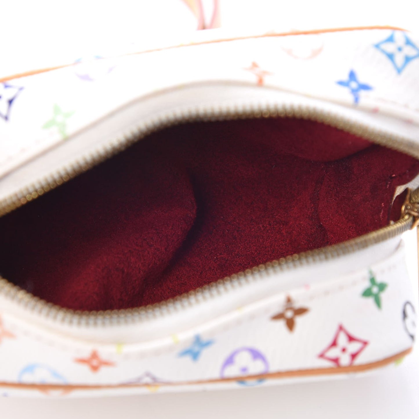 Monogram Multicolor Trousse Wapity White