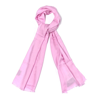 Gucci Wool Silk GG Monogram GGNat Scarf Rose 1 of 4