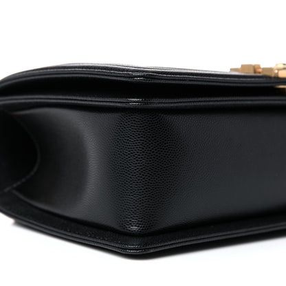 Chanel Caviar Quilted Medium Boy Flap Black 7 of 14