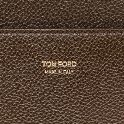 Tom Ford Grained Calfskin Large Jennifer Crossbody Bag Brown 6 of 10