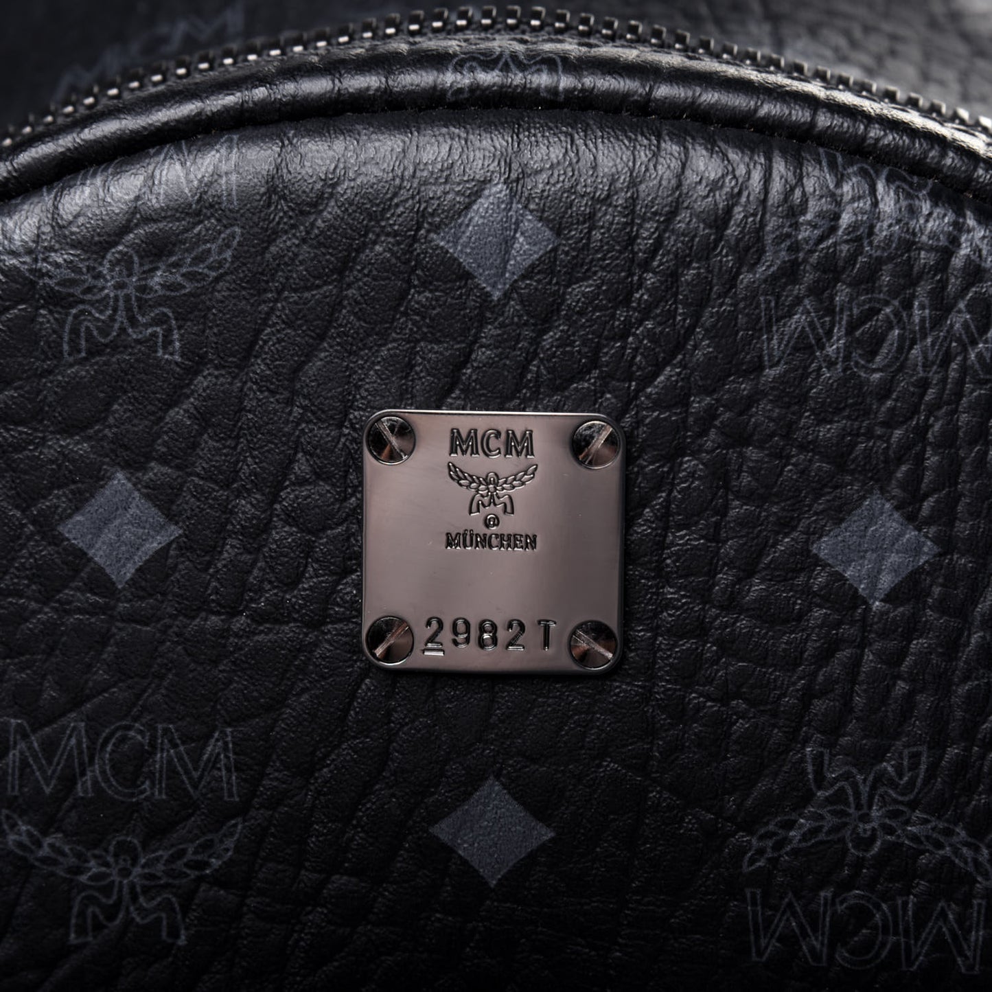 Visetos Small Side Stud Stark Backpack Black