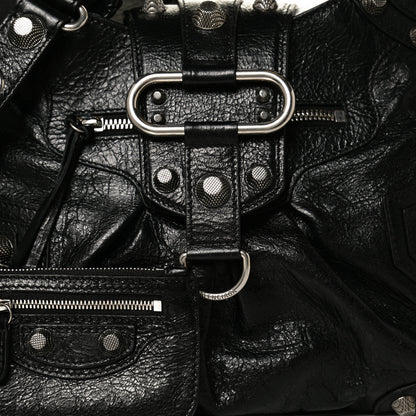 Balenciaga Agneau Arena Medium Le Cagole Shoulder Bag Black 8 of 14