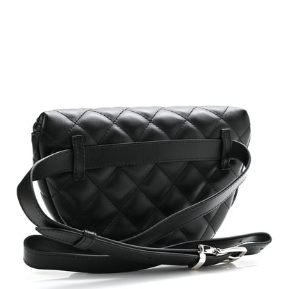 Chanel Lambskin Quilted Waist Belt Bag Black 3 of 11