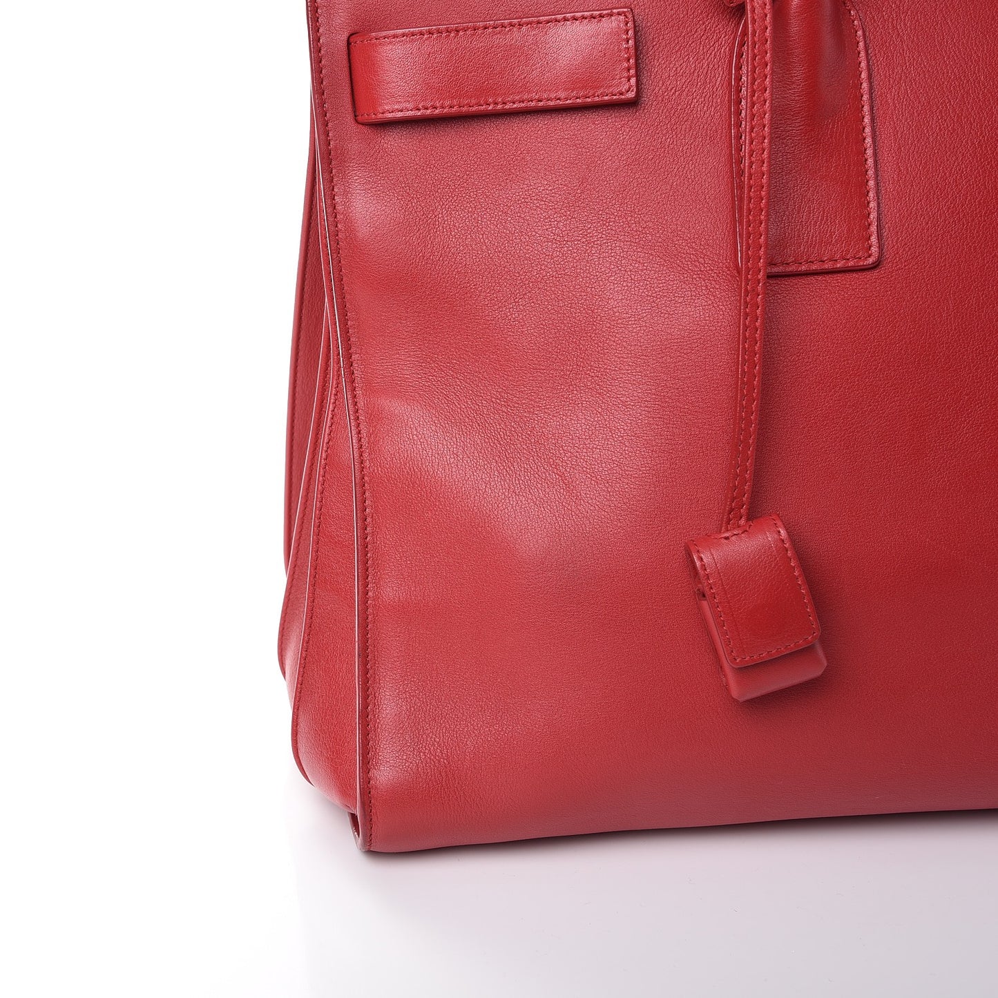 Calfskin Large Sac de Jour Carryall Rouge Orient