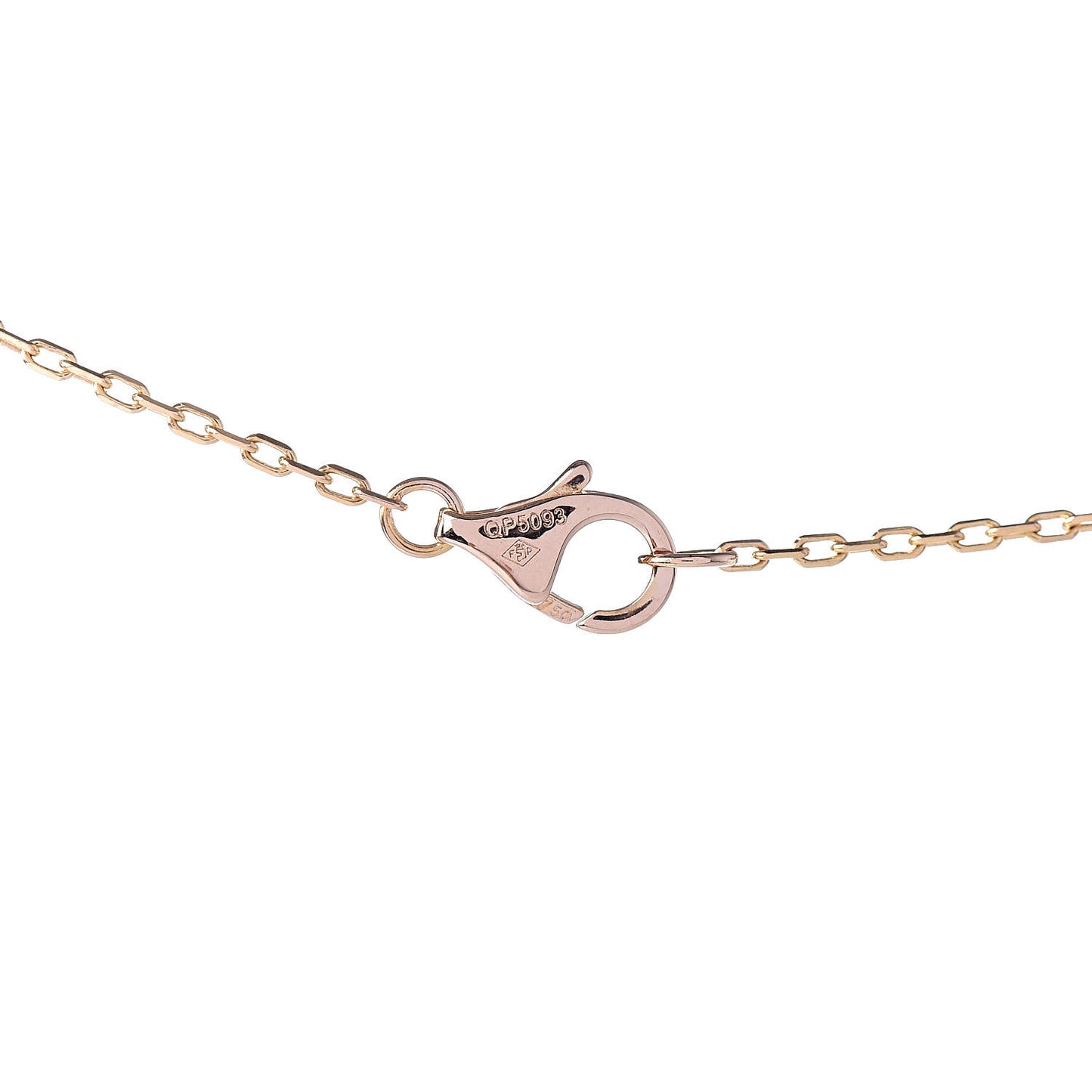 18K Pink Yellow White Gold Diamond Trinity Heart Pendant Necklace