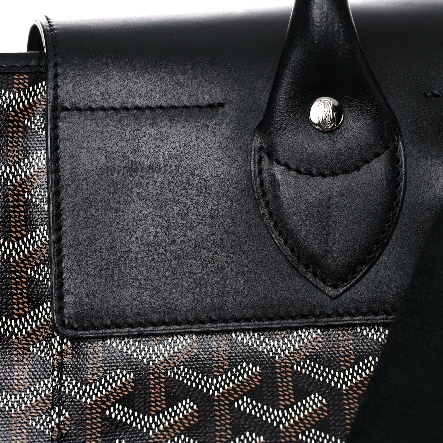 Goyard Goyardine Calfskin Alpin MM Backpack Black 17 of 21