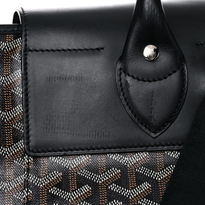 Goyard Goyardine Calfskin Alpin MM Backpack Black 17 of 21