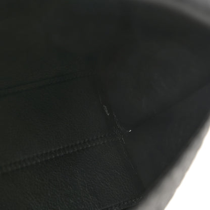 Loewe Goatskin Embossed Avenue Shoulder Bag Black 10 of 11