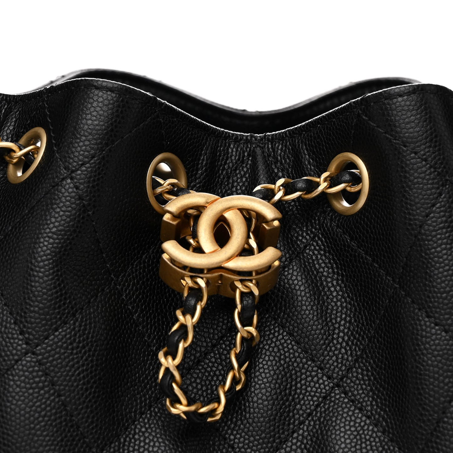 Caviar Quilted Small Chanel 25 Handbag Black