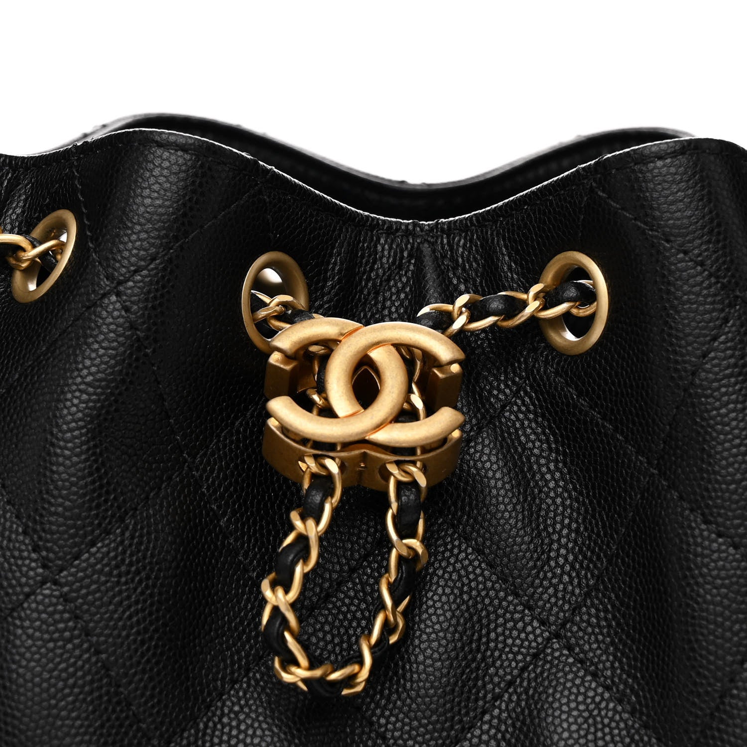 Chanel Caviar Quilted Small Chanel 25 Handbag Black 15 of 21