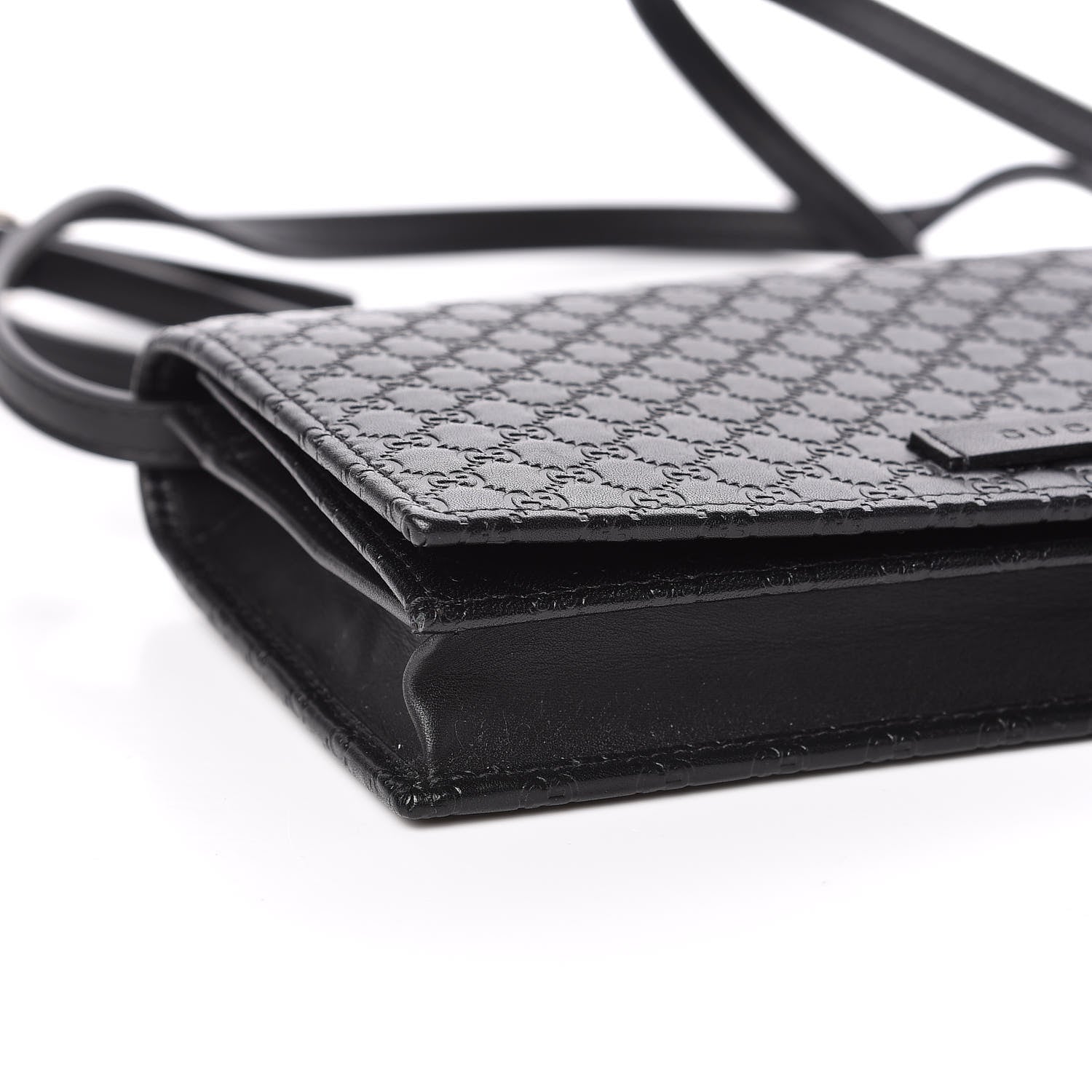 Gucci Microguccissima Crossbody Wallet Black 7 of 9