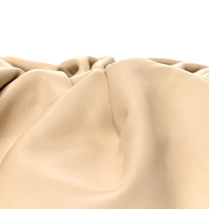 Bottega Veneta Smooth Butter Calf The Pouch Oversized Clutch Tapioca 9 of 11