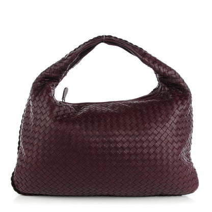 Bottega Veneta Nappa Intrecciato Large Veneta Hobo Aubergine 1 of 8