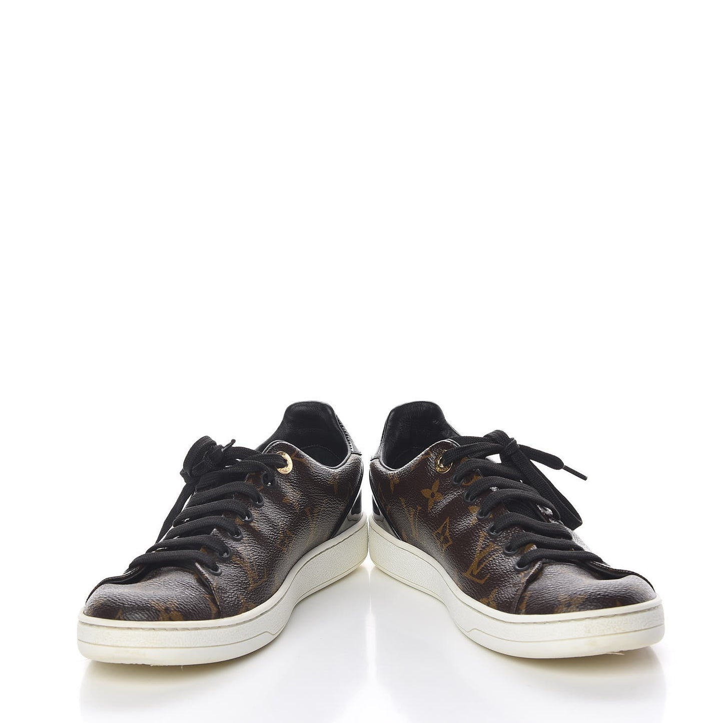 Patent Monogram Frontrow Sneakers 37