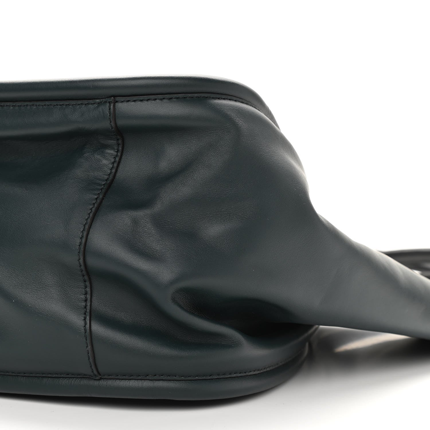 Proenza Schouler Calfskin Large Ruched Tote Petrol Green 11 of 11