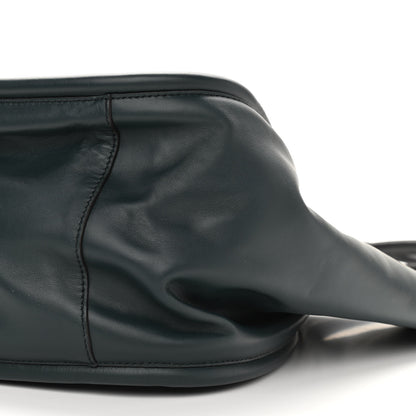 Proenza Schouler Calfskin Large Ruched Tote Petrol Green 11 of 11