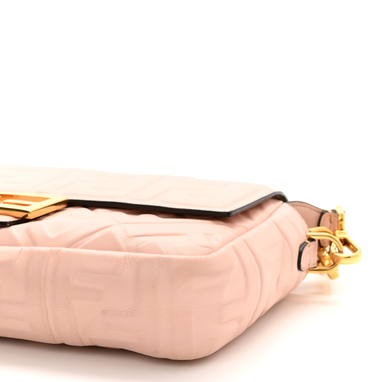 Nappa FF 1974 Embossed Baguette Rosa Quarzo