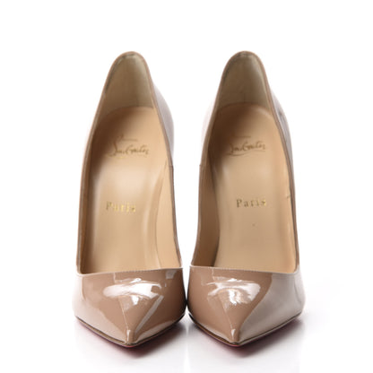 Christian Louboutin Patent So Kate 120 Pumps 37.5 Nude 2 of 9