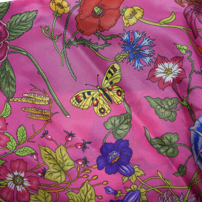 Gucci Silk Nylon Flora Rain Hood Pink 4 of 4