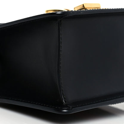 Gucci Calfskin Mini Sylvie Top Handle Bag Black 10 of 11