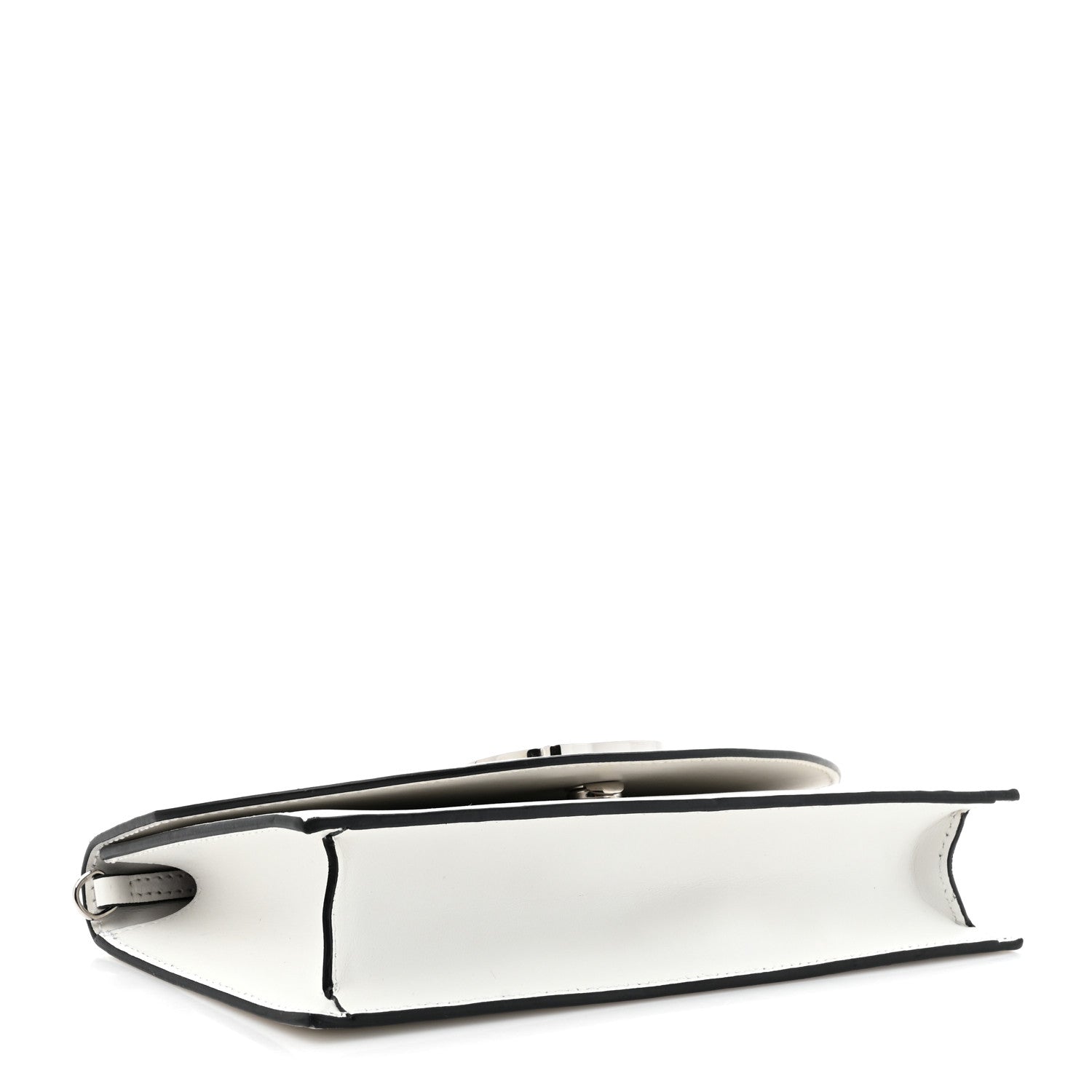 Christian Louboutin Calfskin Loubi54 Crossbody Clutch White 4 of 15