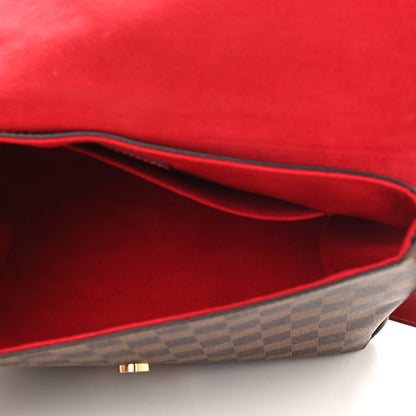 Louis Vuitton Damier Ebene Beaubourg MM Scarlet 5 of 8