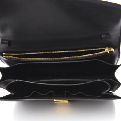 Celine Liege Calfskin Medium Classic Box Flap Bag Black 4 of 10