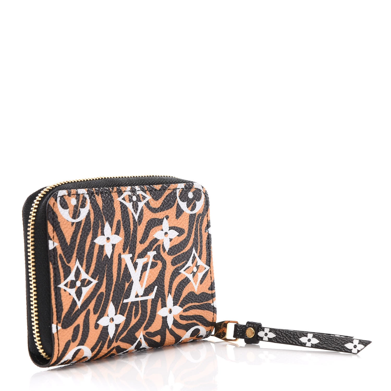 Louis Vuitton Monogram Giant Jungle Zippy Coin Purse Black 2 of 10