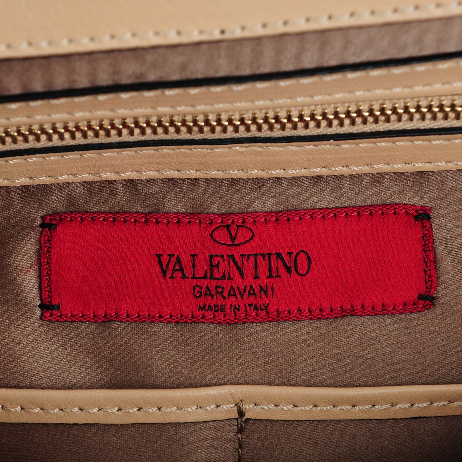Valentino Garavani Vitello Large Rockstud Flap Satchel Poudre 6 of 8